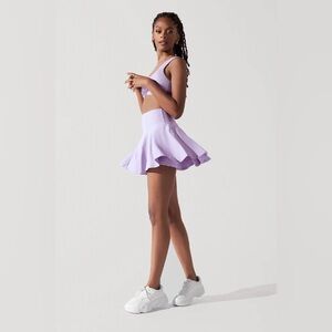 POPFLEX Twirl Skort Digital Lavender Size XS